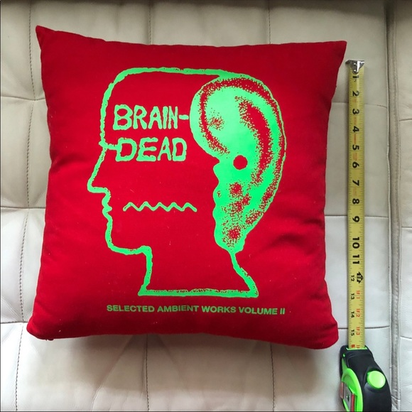 2x Brain Dead Selected Ambient Works Volume Ⅱ Throw Pillows (Set of Two) - Picture 2 of 2